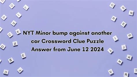 minor crossword puzzle clue.
